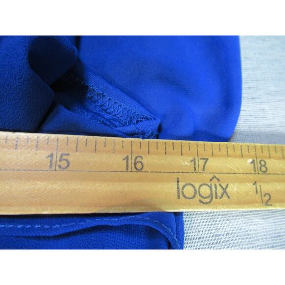 Blue Rose Dress Womens Size Small Blue Aztec Southwestern Sleeveless Blouson - Picture 10 of 13